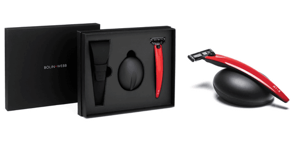 R1-S Monza Red Gillette Mach 3 Triple Set