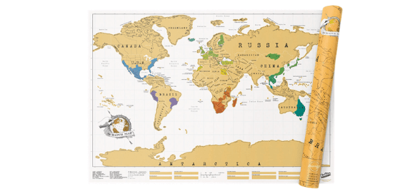 Luckies Scratch Map ® Original