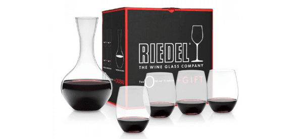 Riedel "O" Gift Set (Set of 5) : Cabernet Glass & Decanter