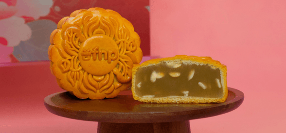 Pure White Lotus Paste Baked Skin Mooncake