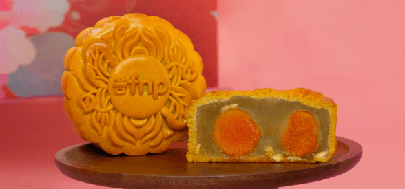Pure White Lotus Paste with Double Yolk Baked Skin Mooncake