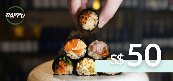 S$50 RAPPU Handroll & Sake Joint Gift Card