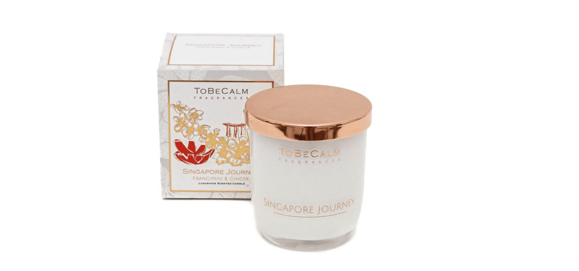 Singapore Journey - Frangipani & Ginger - Medium Soy Candle