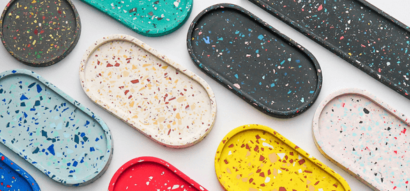 Terrazzo Pill-Shaped Tray Workshop for 2