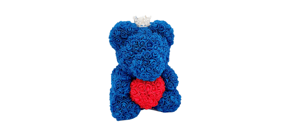 Princess Rose Bear (Blue)