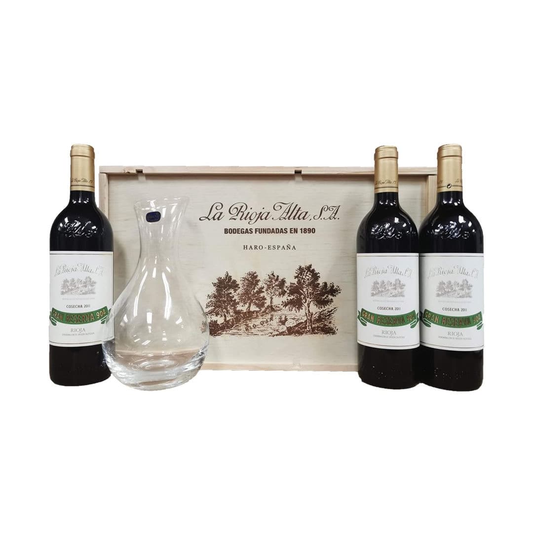 La Rioja Alta Gran Reserva 904 2015 With Decanter Set