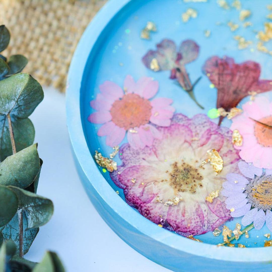 Forever Bloom Round Jewellery Dish Workshop