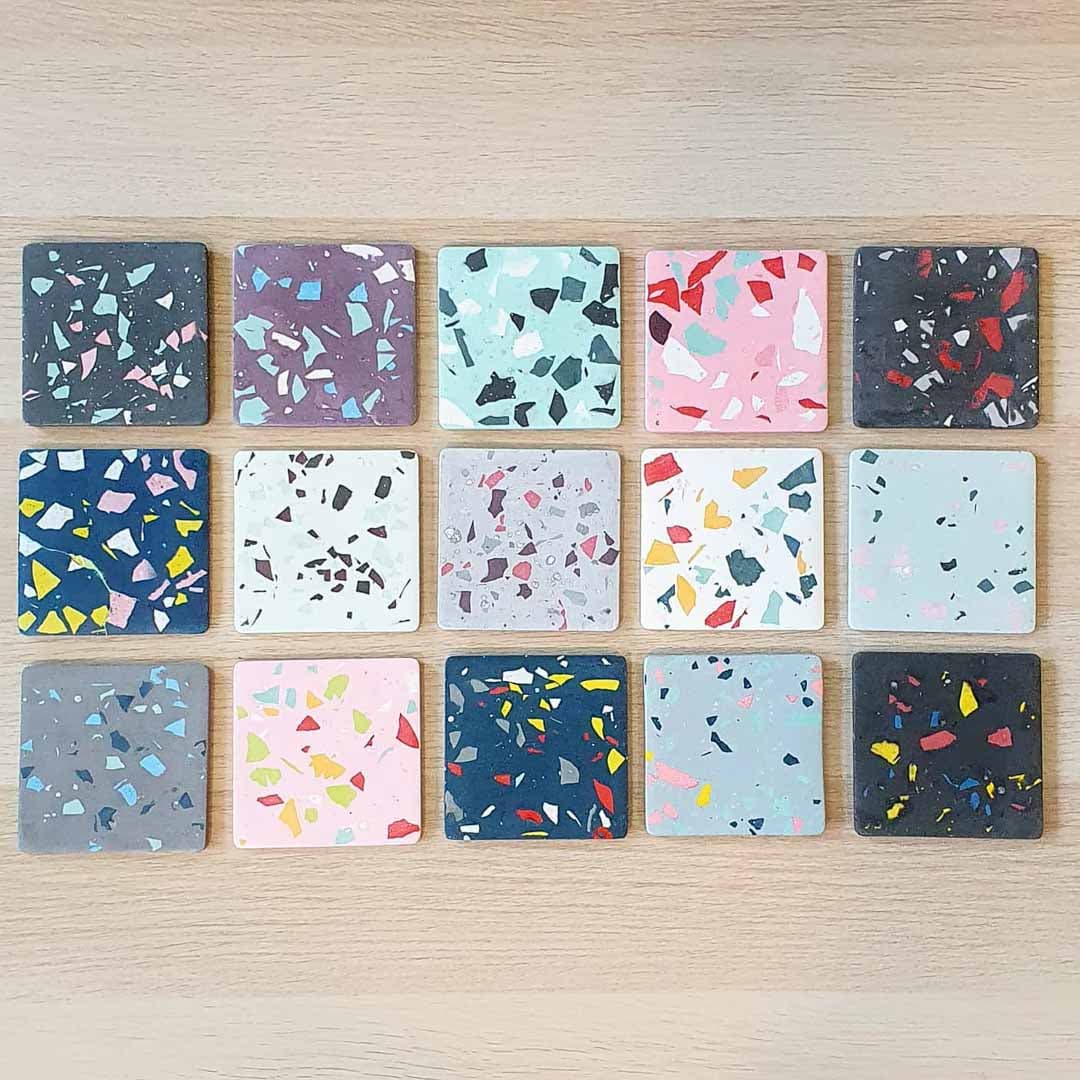 Dazzling Terrazzo Coasters Workshop