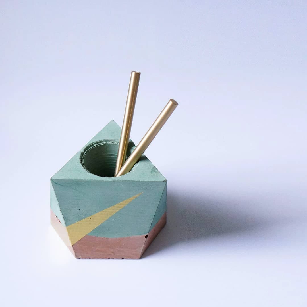 Geometric Stationery Holder Workshop