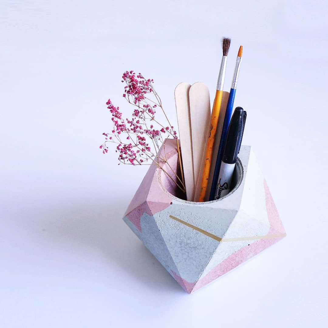 Geometric Stationery Holder Workshop