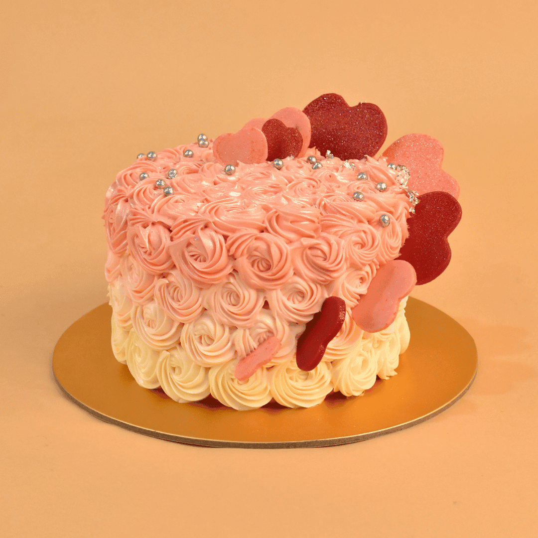 Pink Valentine's Day Fairy Cake