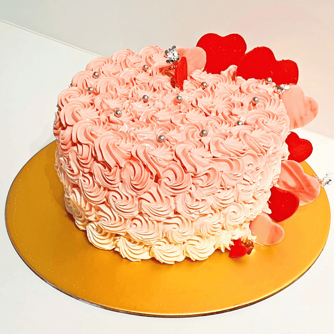 Pink Valentine's Day Fairy Cake