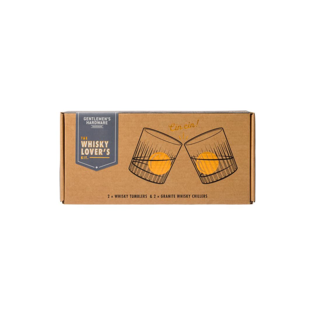 Cocktail Tumbler & Whiskey Stones Set