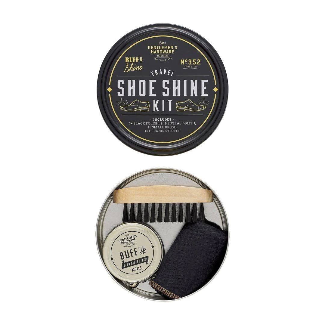 Travel Shoe Shine Tin by Gentlemen's Hardware
