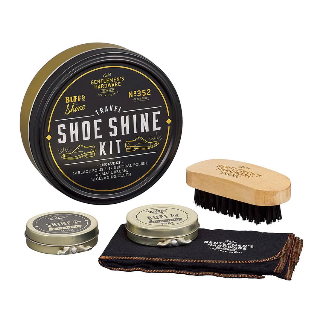 Travel Shoe Shine Tin by Gentlemen's Hardware