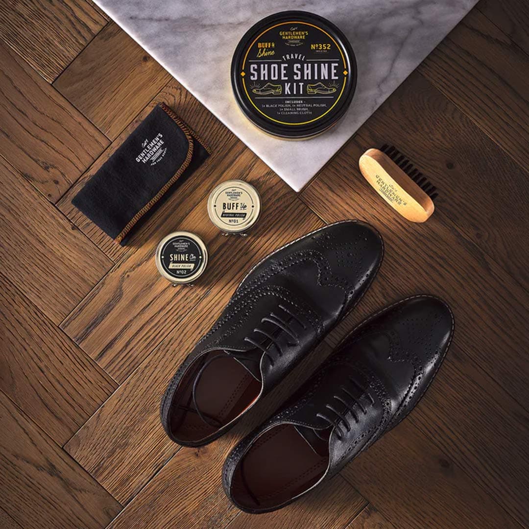 Travel Shoe Shine Tin by Gentlemen's Hardware
