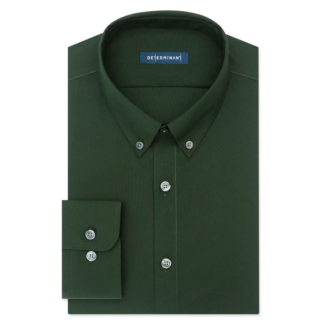 Poplin Button-Down Smart Shirt by Determinant