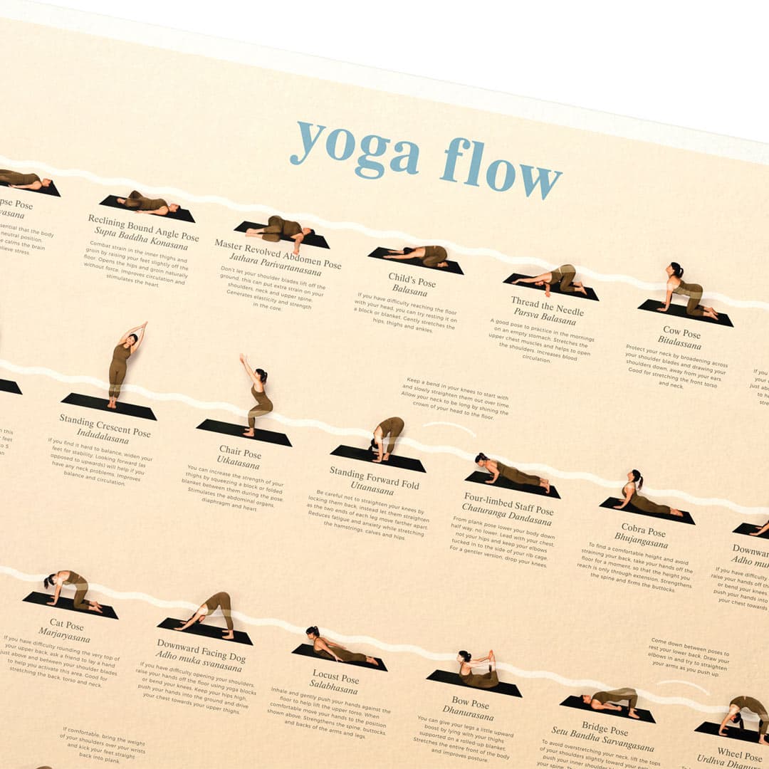 Calm Club Yoga Flow Poster