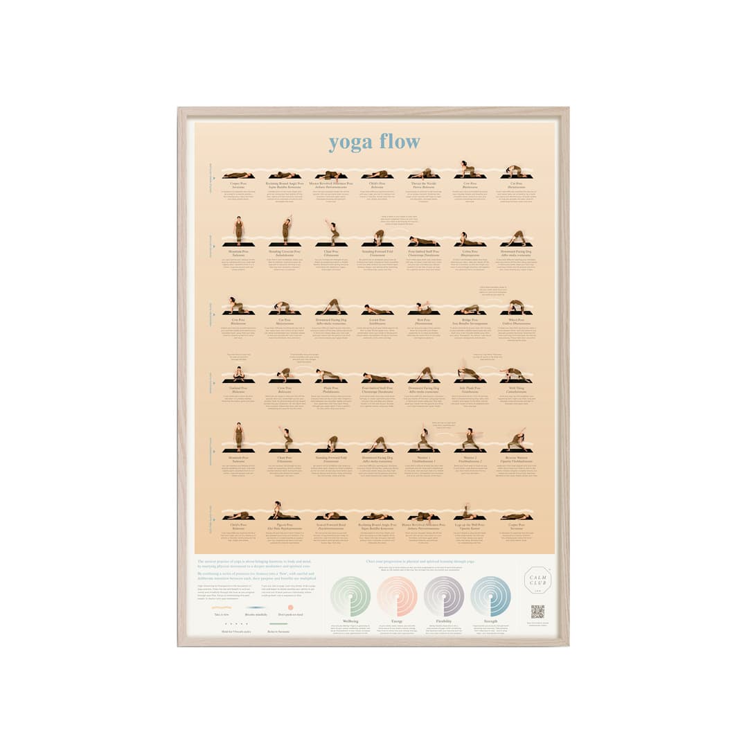 Calm Club Yoga Flow Poster