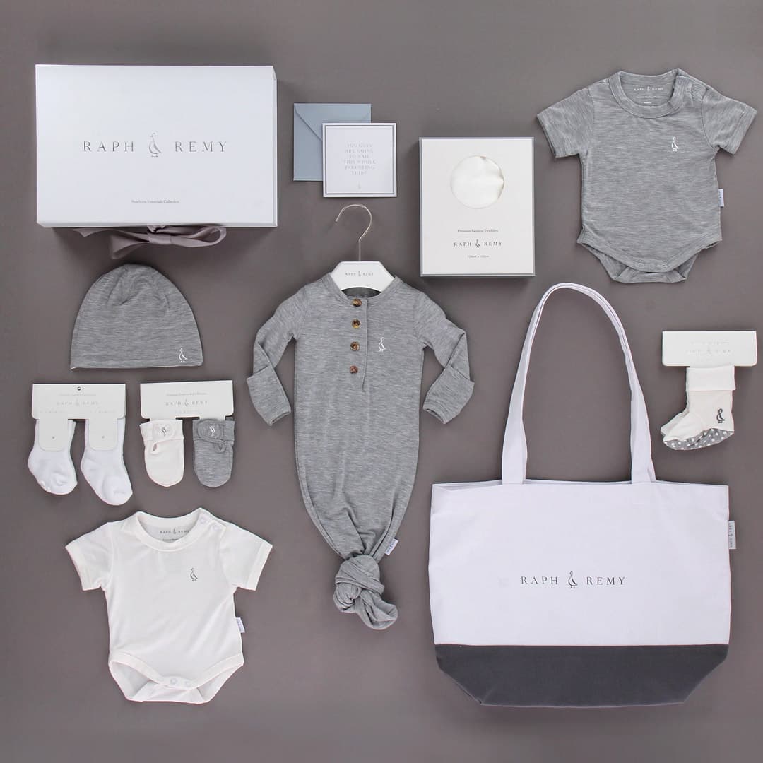 Personalised Newborn Essentials Collection Gift Set