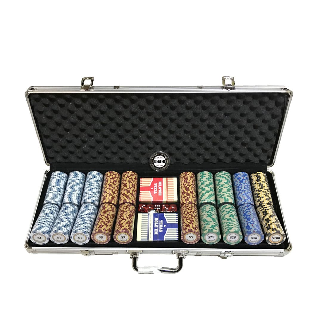 Monte Carlo Gold Edition 500s Poker Chip Set