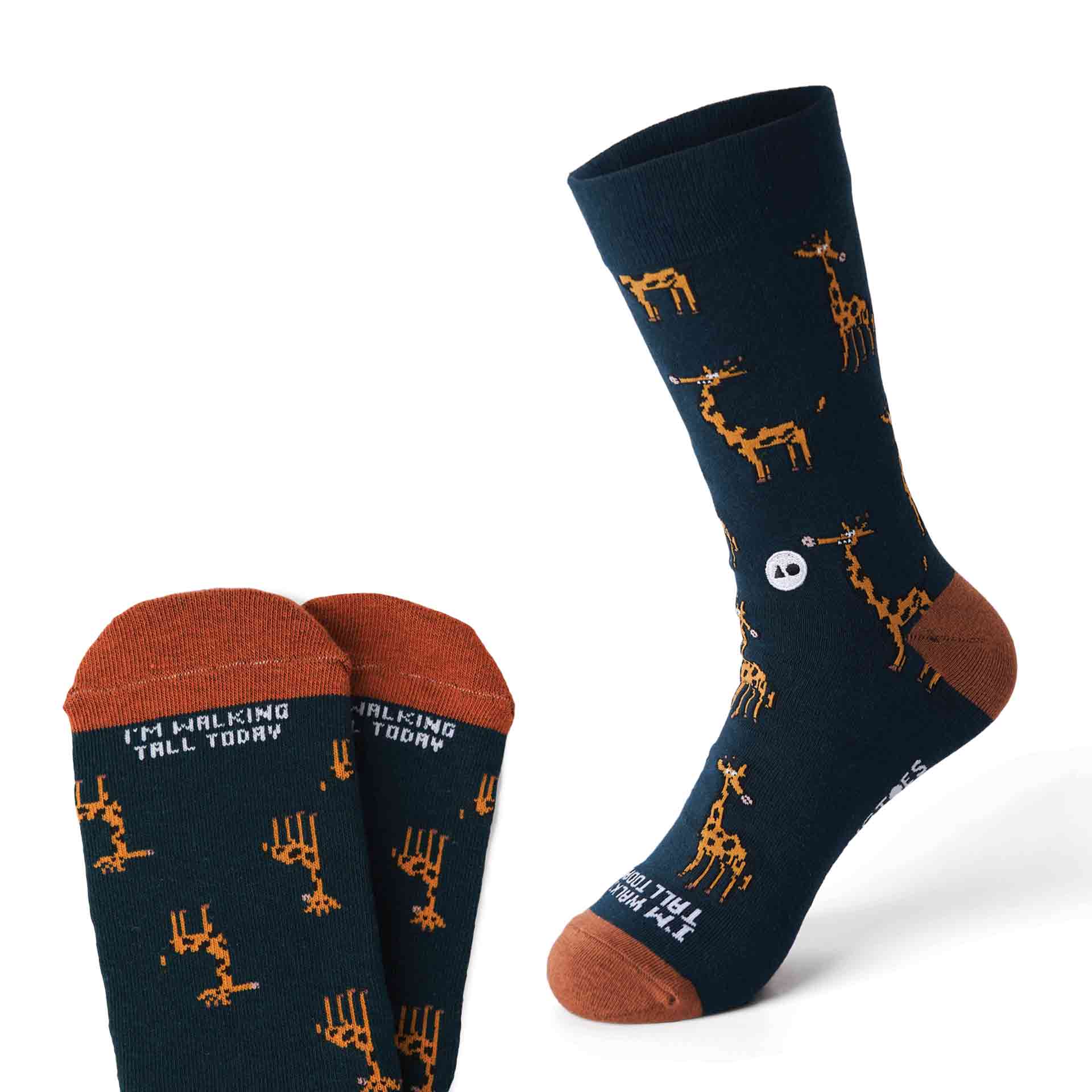 "I'm Walking Tall Today": The Animal Project Giraffe Sock