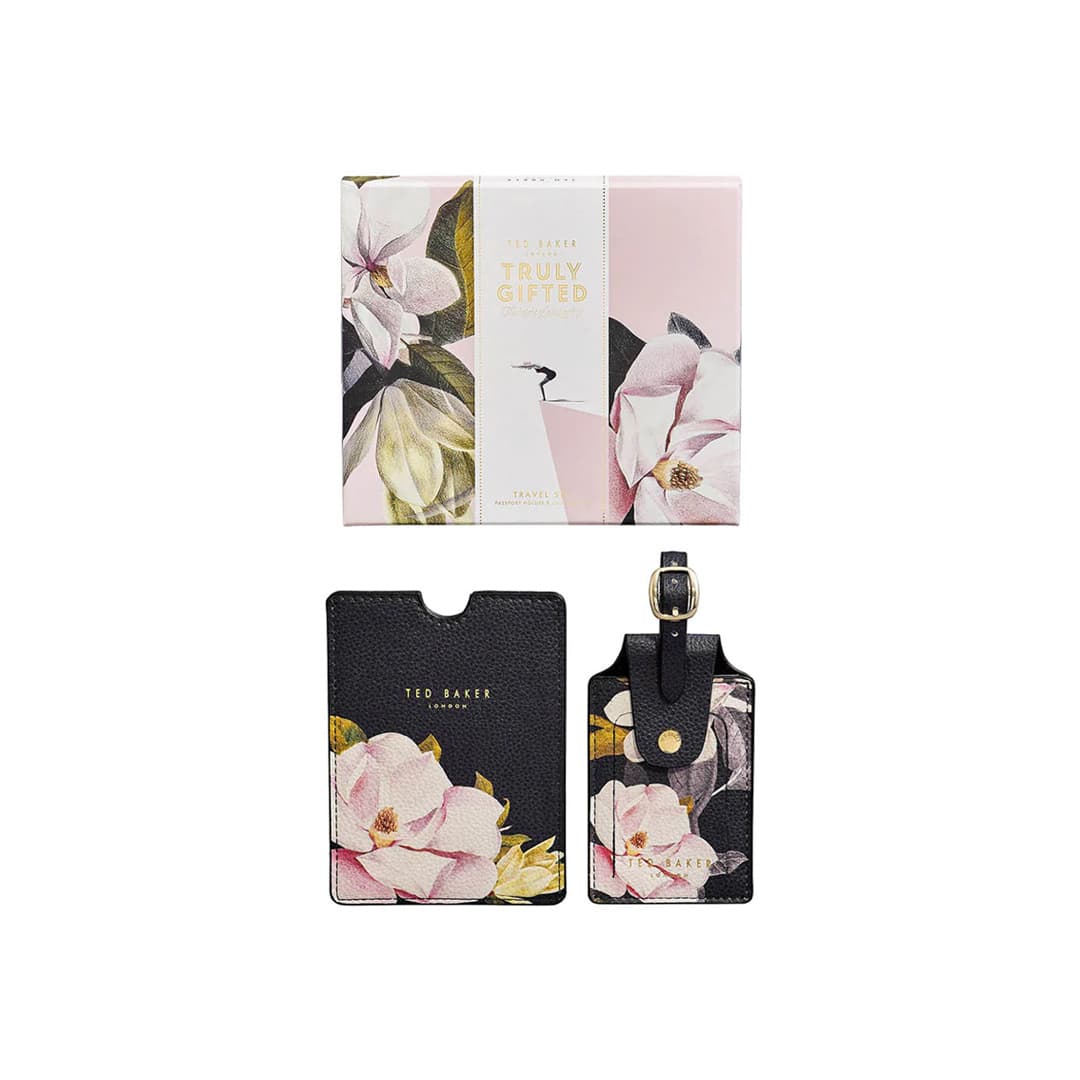 Ted Baker Passport Holder & Luggage Tag Travel Set