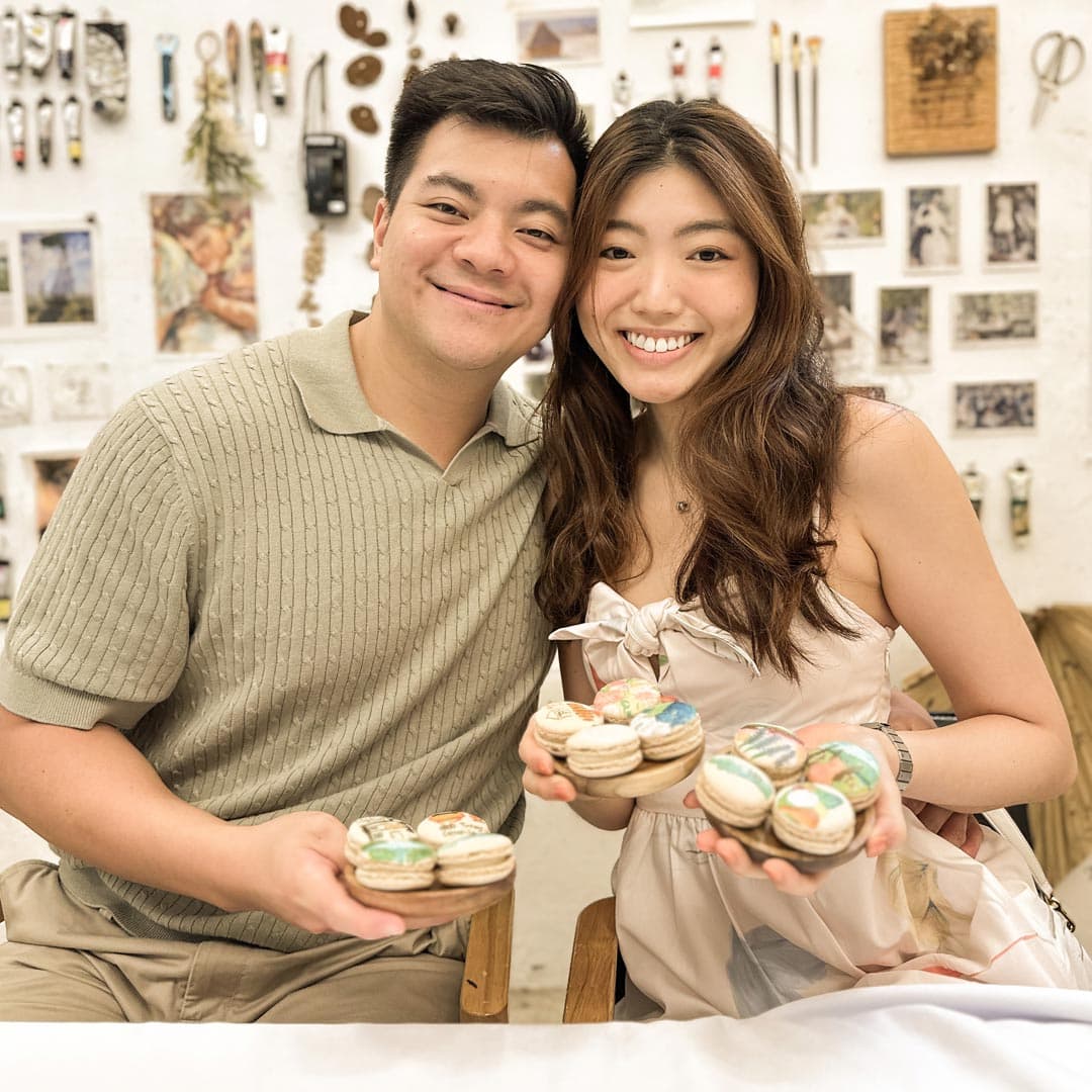 DIY Tote Bag & Macaron Art Jamming for 4