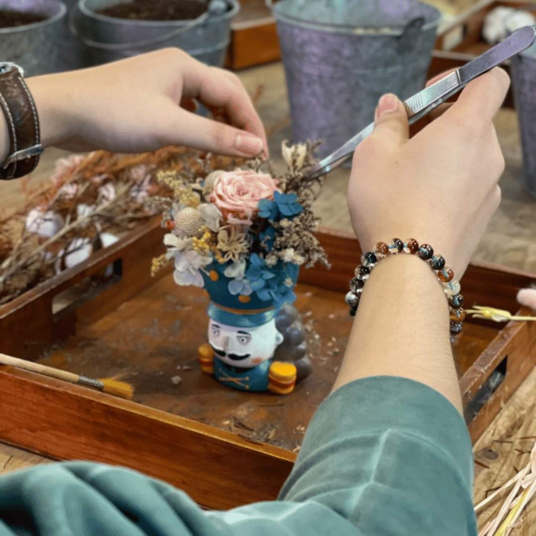 Preserved Flower with Resin Pot Workshop