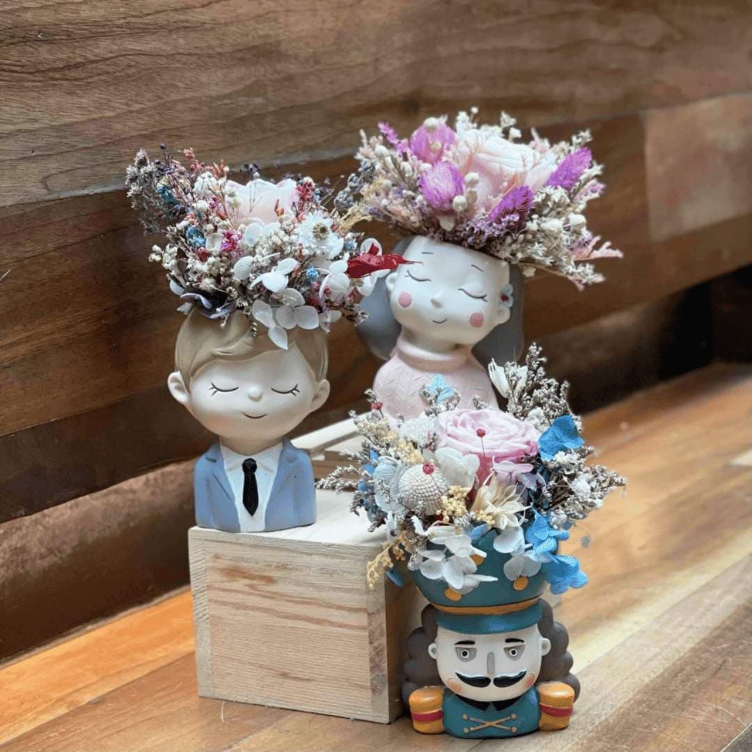 Preserved Flower with Resin Pot Workshop