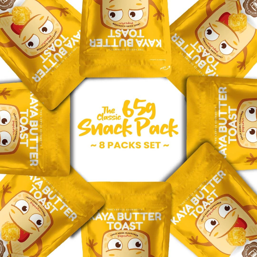 The Kettle Gourmet "Kaya Butter Toast" Popcorn Set