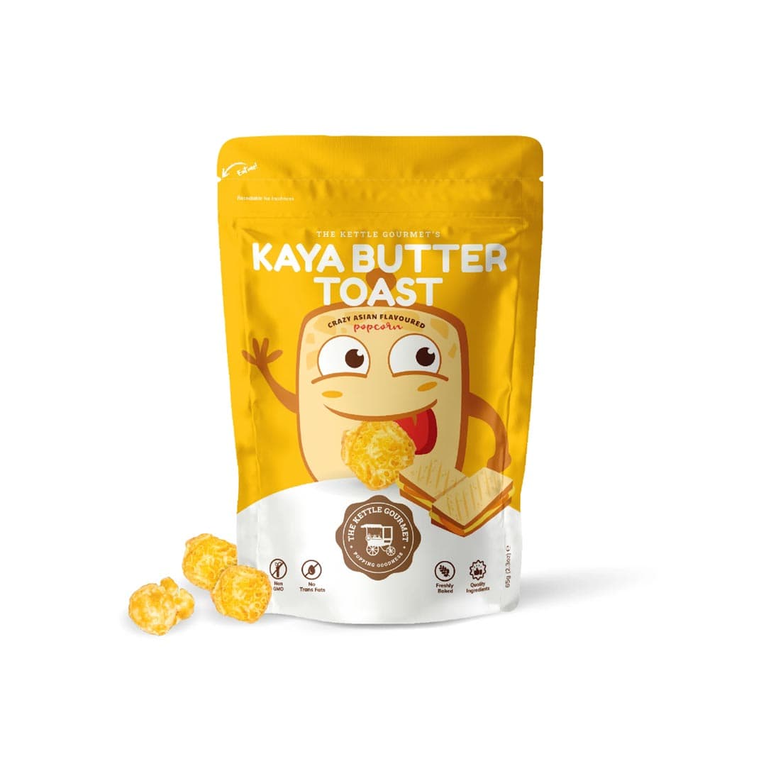 The Kettle Gourmet "Kaya Butter Toast" Popcorn Set