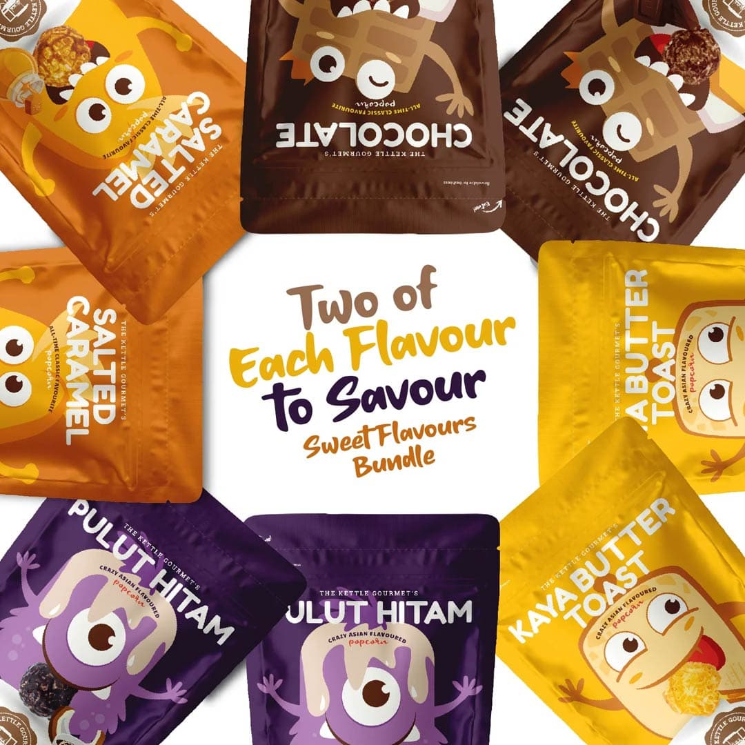 The Kettle Gourmet "Sweet Flavours" Popcorn Bundle