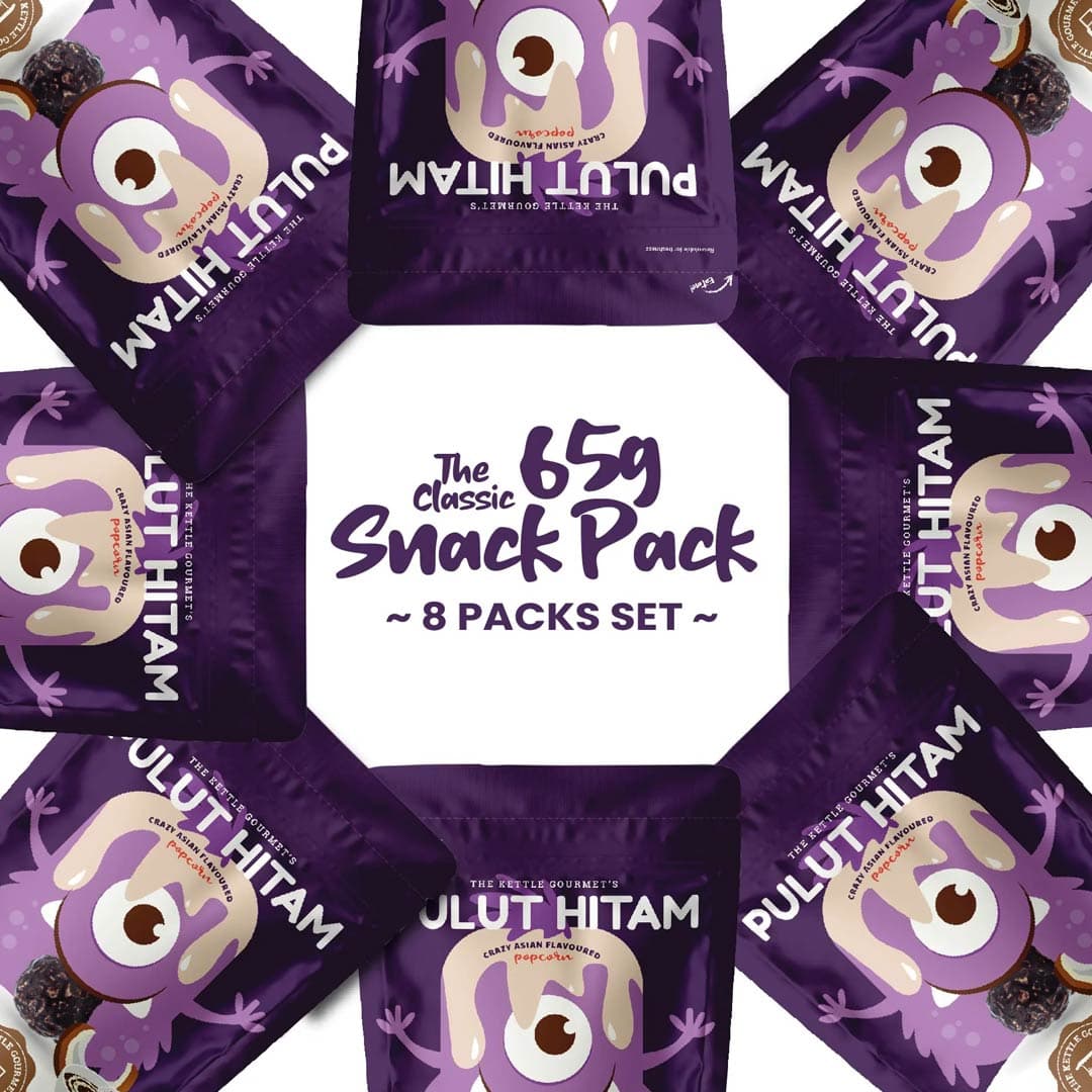 The Kettle Gourmet "Pulut Hitam" Popcorn Set