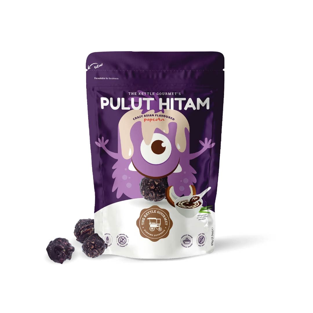 The Kettle Gourmet "Pulut Hitam" Popcorn Set