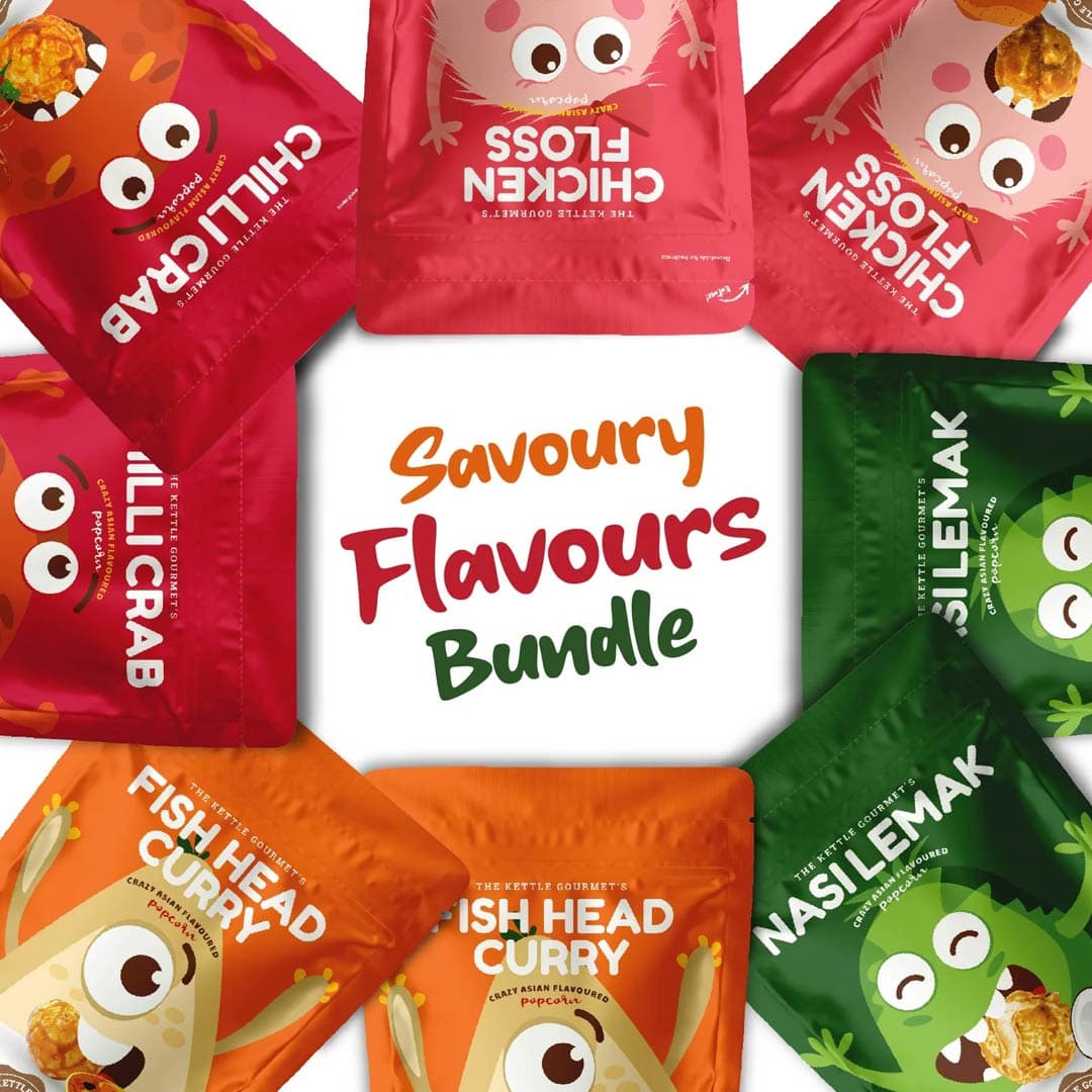 The Kettle Gourmet "Savoury Flavours" Popcorn Bundle