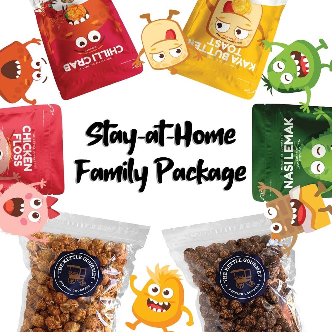 The Kettle Gourmet "Stay At Home" Popcorn Package