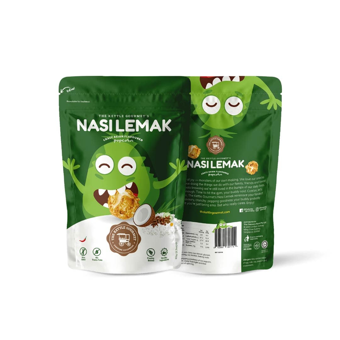 The Kettle Gourmet "Nasi Lemak" Popcorn Set