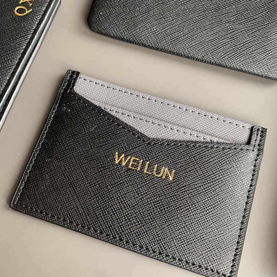 Personalised Saffiano Cardholder