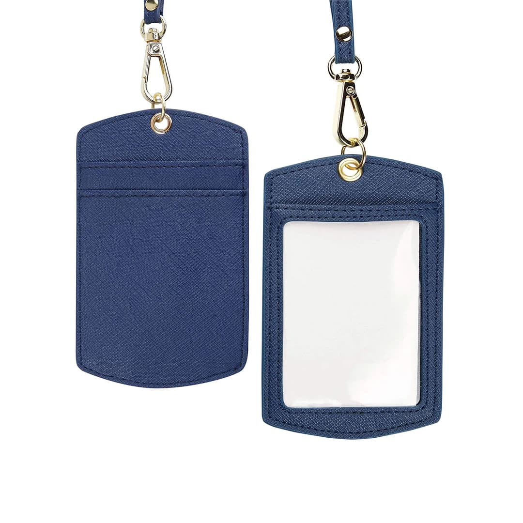 Saffiano ID Cardholder & Lanyard