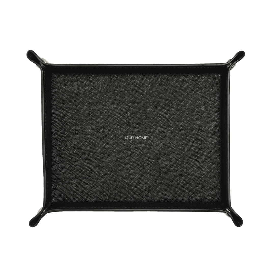 Large Saffiano Leather Tray