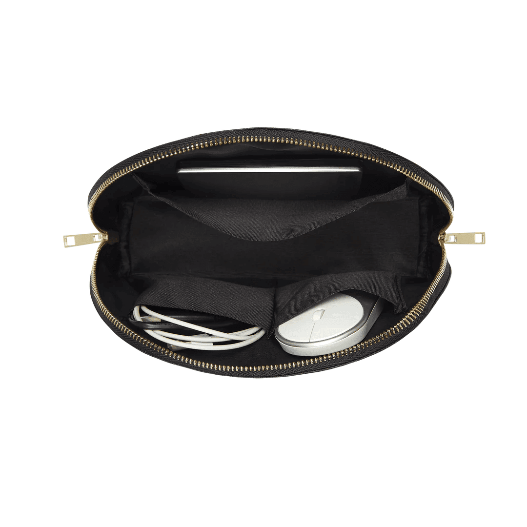 Saffiano Leather Organiser Pouch