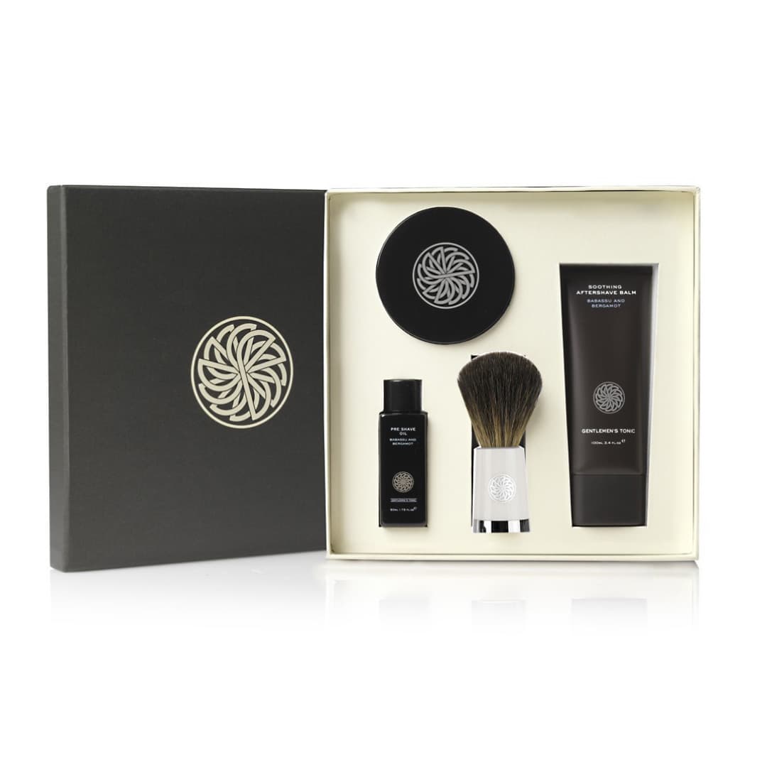 "Gentlemen's Tonic" Ivory Shave Set