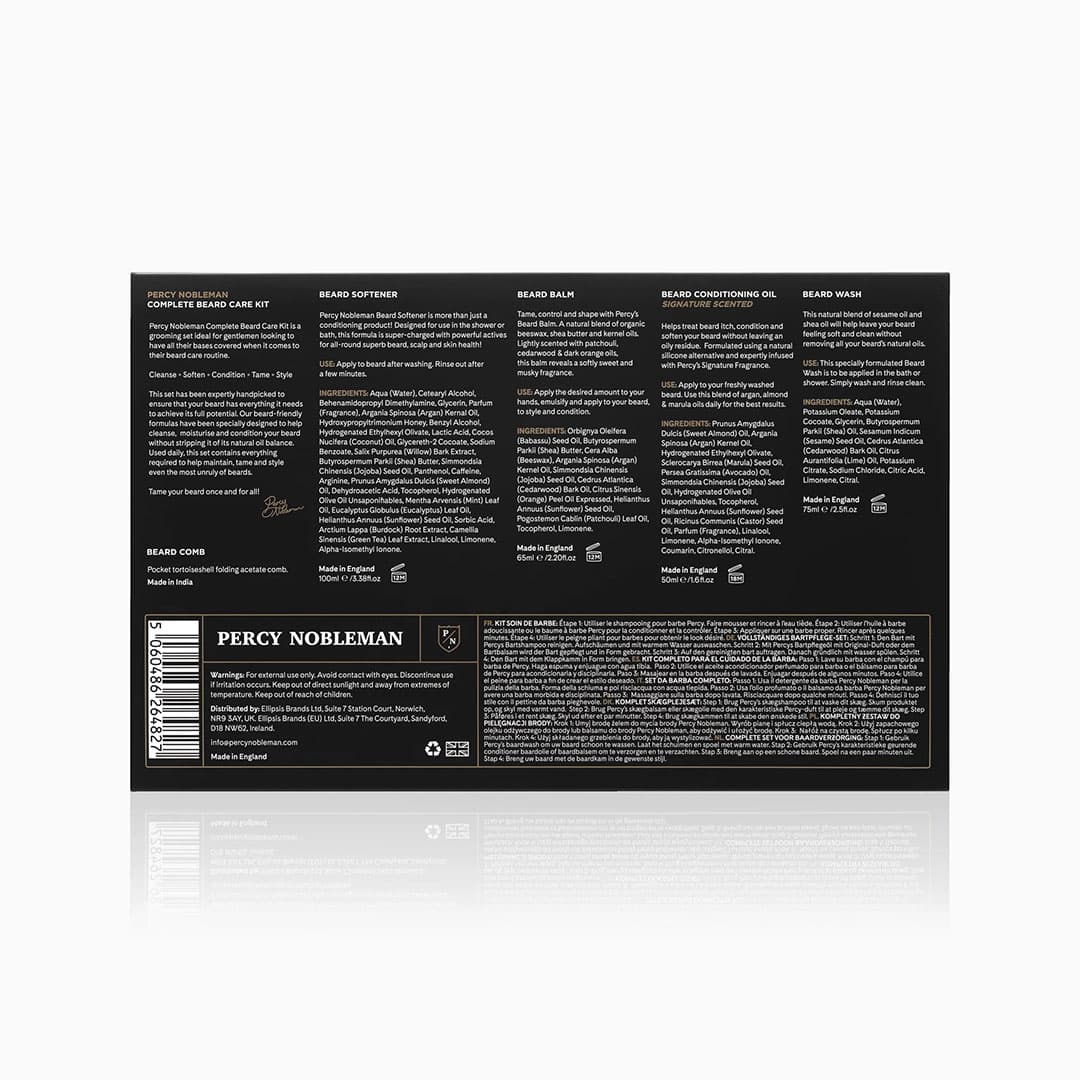 "Percy Nobleman" Complete Beard Care Kit