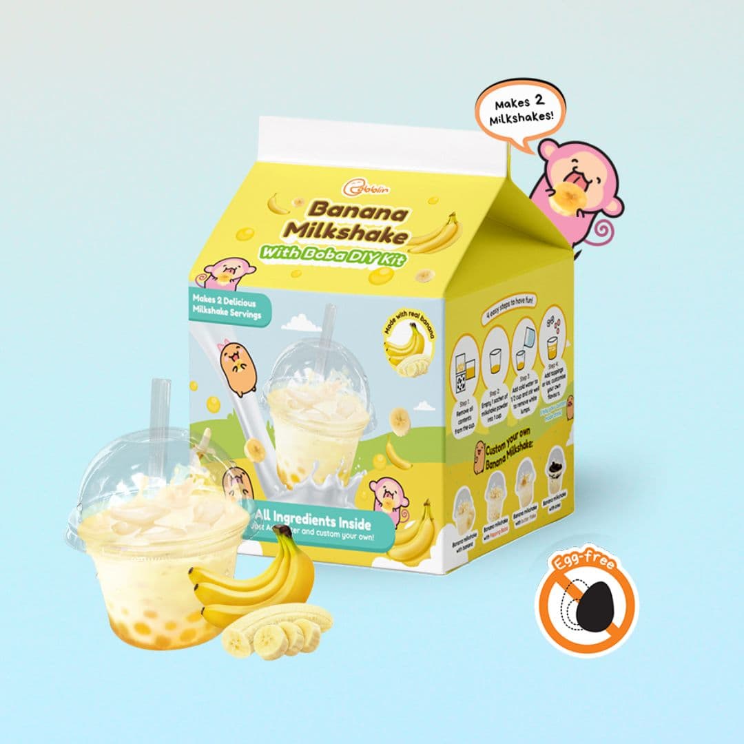XMAS DIY Kit Bundle Package B (Milkshake & Donut + Banana Milkshake + Rainbow Vanilla Mini Cupcakes)