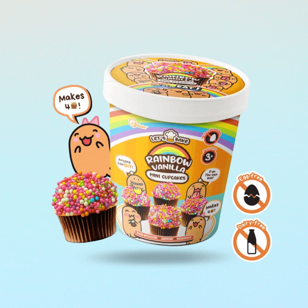 XMAS DIY Kit Bundle Package B (Milkshake & Donut + Banana Milkshake + Rainbow Vanilla Mini Cupcakes)