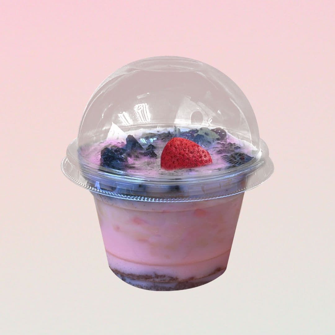 Strawberry Milkshake with Boba DIY Kit