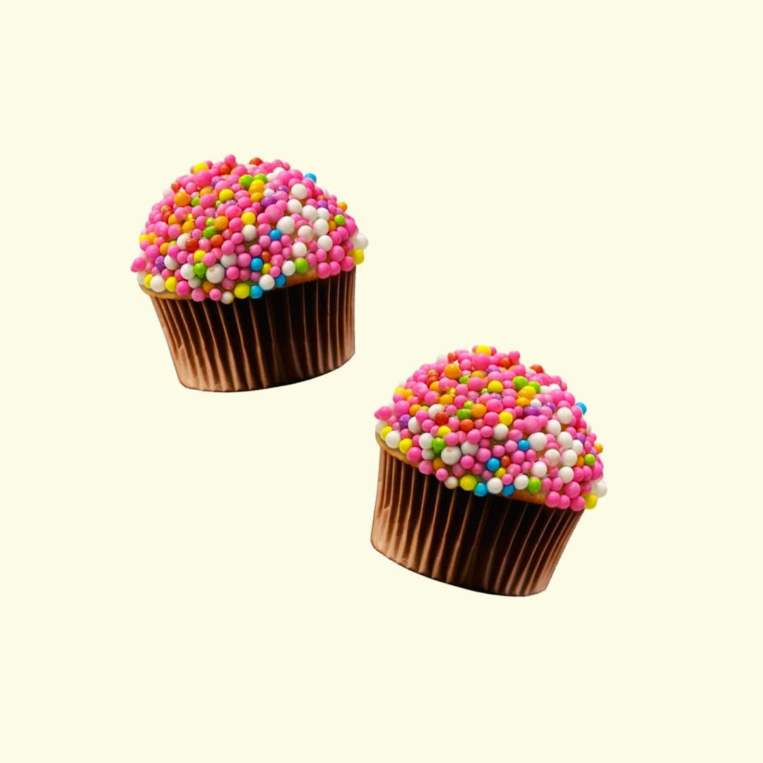 Rainbow Vanilla Mini Cupcakes Baking Kit