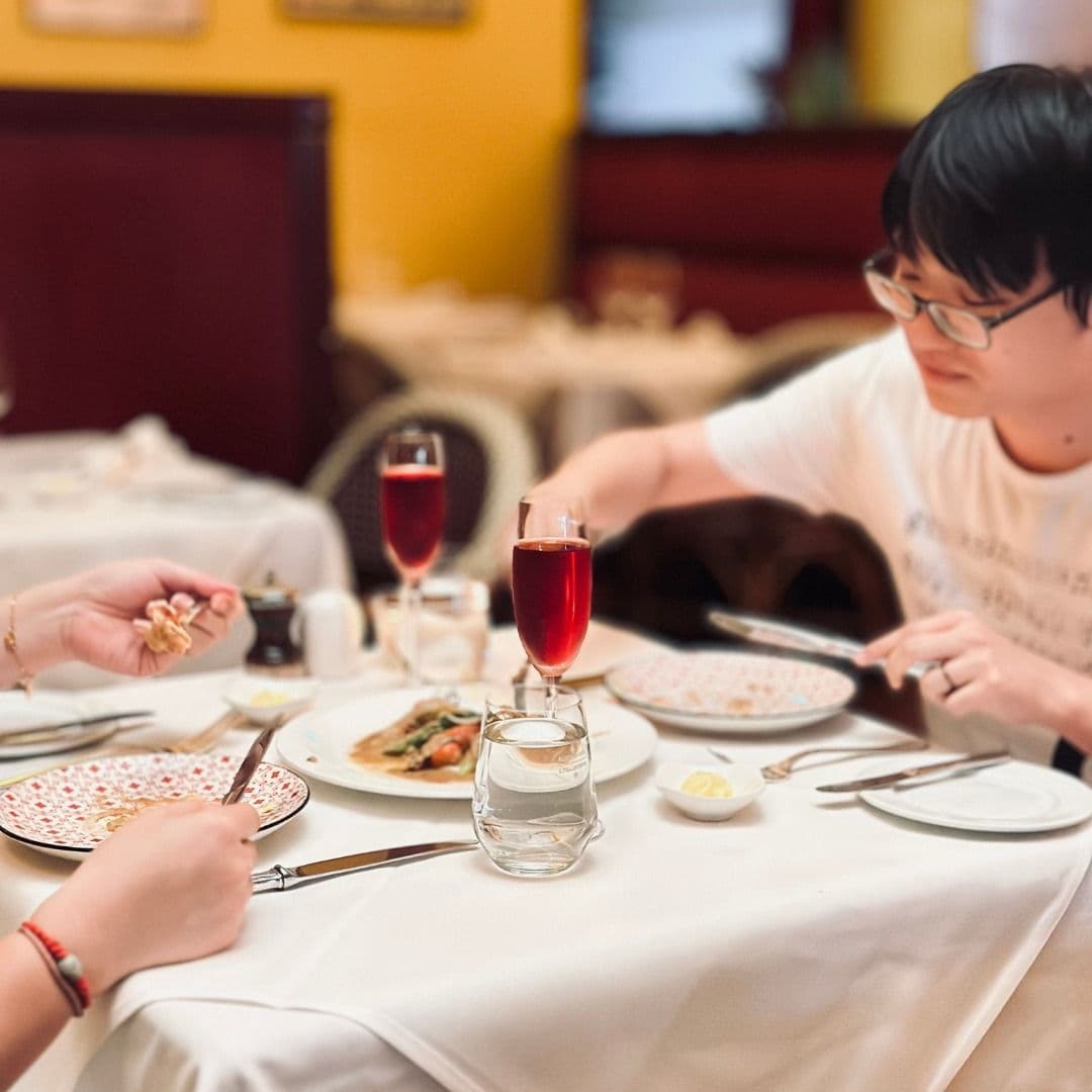 2-Course L'Angélus Lunch for 2