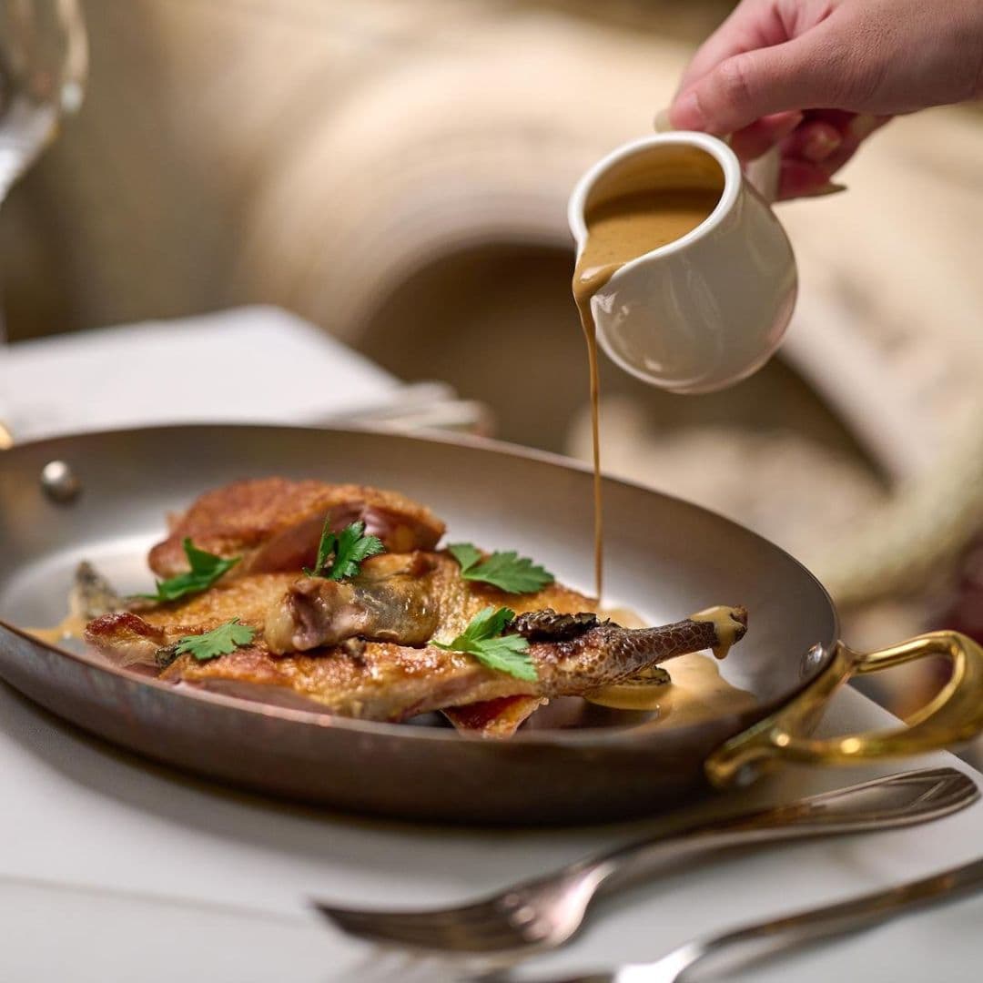 3-Course L'Angélus Dinner for 2 with Champagne